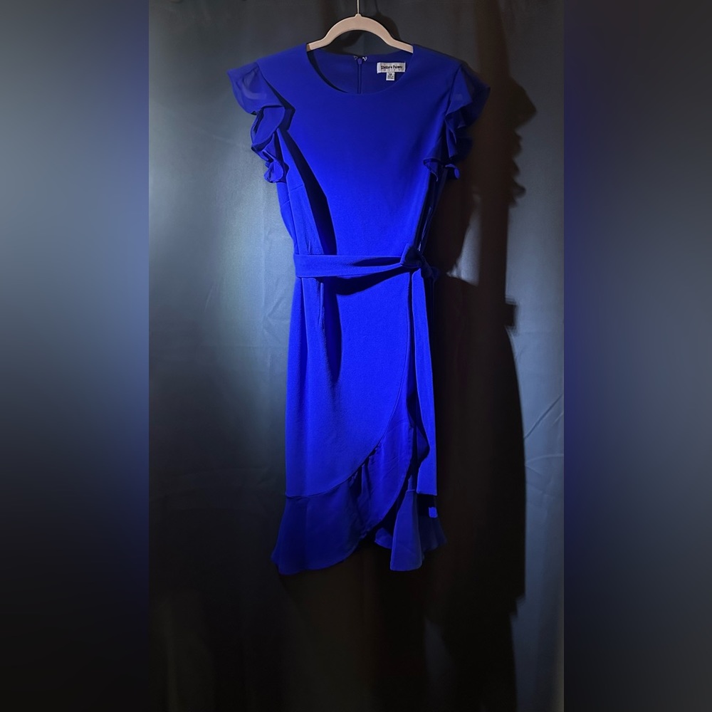 Royal blue knee length dress. Worn once.